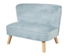 roba Sofa Lil Sofa, mit Holzfüßen blau Kinder Kindersessel Kindersofas Kindermöbel