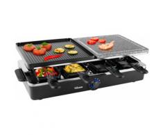 Tristar Raclette RA-2992, 8 Raclettepfännchen, 1400 Watt schwarz Küchenkleingeräte Haushaltsgeräte