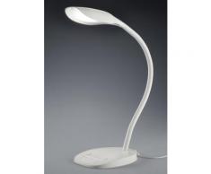 TRIO Leuchten LED Schreibtischlampe SWAN, weiß, Neutral, weiß