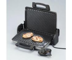Severin Kontaktgrill KG 2389 1800 Watt, schwarz, schwarz-silberfarben