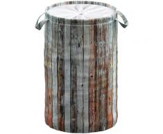 Sanilo Wäschekorb Antik, 60 Liter, faltbar, mit Sichtschutz braun Badaccessoires