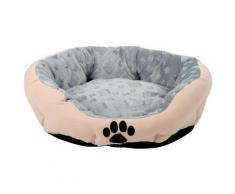 SILVIO design Tierbett Snow M, BxLxH: 46x56x19 cm, sandfarben beige Hundebetten -decken Hund Tierbedarf