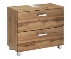 HELD MÖBEL Waschbeckenunterschrank Ravenna Breite 70 cm Türen mit Anschlagdämpfern, natur, wotaneichefarben