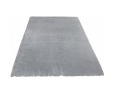 Andiamo Fellteppich Lamm Fellimitat, rechteckig, 20 mm Höhe, Kunstfell, besonders weich durch Microfaser, Wohnzimmer grau Schlafzimmerteppiche Teppiche nach Räumen