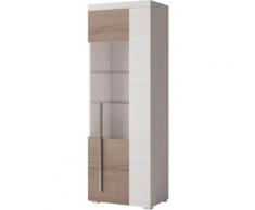 Helvetia Vitrine Roger, Höhe 160 cm braun Vitrinen