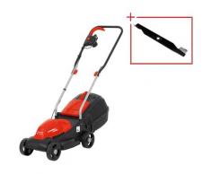 Hanseatic Elektrorasenmäher 1131 G schwarz Rasenmäher Gartengeräte Garten Balkon