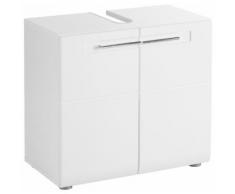 trendteam Waschbeckenunterschrank Boro, weiß, weiß matt/weiß Hochglanz