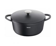 Tefal Schmortopf Trattoria, Aluminiumguss, (1 tlg.), Induktion schwarz Schmortöpfe Töpfe Haushaltswaren