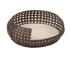 SILVIO design Tierkorb Katzenkorb Arabella, BxLxH: 54x54x18 cm braun Katzenkörbe -kissen Katze Tierbedarf