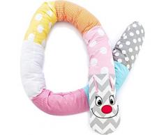 Babyjem Bettnestchen "Nestchenschlange Raupe girls", bunt, bunt