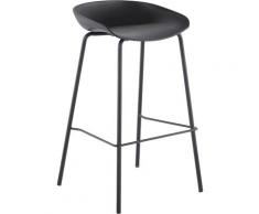 INOSIGN Hochstuhl Alaric, (Set), 2 St., Gestell aus Metall, in verschiedenen Farbvarianten erhältlich, Sitzhöhe 72 cm schwarz Esszimmerstühle Stühle Sitzbänke