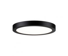 Paulmann LED Deckenleuchte Panel Abia rund 300mm 22W 2.700K Schwarz matt, 1 St., Warmweiß schwarz LED-Lampen LED-Leuchten SOFORT LIEFERBARE Lampen Leuchten