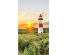 Vliestapete Leuchtturm auf Sylt bunt Fototapeten Tapeten Bauen Renovieren