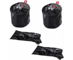 WENKO Wäschenetz Love, (Set, 4 Stück) schwarz Zubehör für Wäschepflege Haushaltswaren Wäschesäckchen