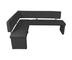 byLIVING Eckbank Cardy, Breite langer Schenkel 194 oder 214 cm, Bezug aus Kunstleder schwarz Eckbänke Sitzbänke Stühle