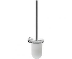 Emco WC-Garnitur Rondo2, Set, 3 St., aus Glas-Metall, satiniertes Glas weiß WC-Zubehör Badaccessoires Badmöbel