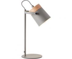 Lüttenhütt Tischleuchte Hilla, E14, Nachttischlampe, max. 25W, H: 36 cm grau Tischleuchten