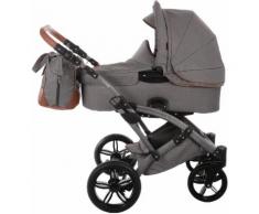 knorr-baby Kombi-Kinderwagen Set Voletto Premium grau, grau, Unisex, grau