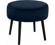 Fink Polsterhocker ELLIS, mit runder Sitzfläche blau Hocker Möbel Aufbauservice
