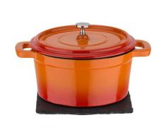 GSW Serviertopf Orange Shadow, Gusseisen, (1 tlg.), Induktion orange Töpfe