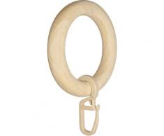 GARESA Gardinenring Nova, (20 St.) beige Gardinenringe Zubehör für Gardinen Vorhänge