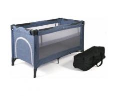 CHIC4BABY Baby-Reisebett Luxus, Jeans Blue, inkl. Transporttasche grau Baby Reisebetten Babybetten Babymöbel