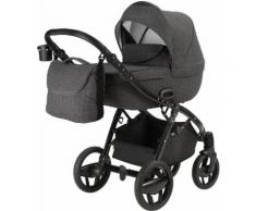 knorr-baby Kombi-Kinderwagen Set, »Piquetto, grau«, grau, Unisex, grau