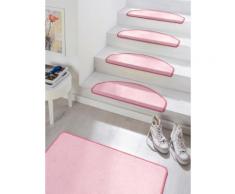 Stufenmatte Fancy HANSE Home stufenförmig Höhe 7 mm maschinell getuftet, rosa, rosa