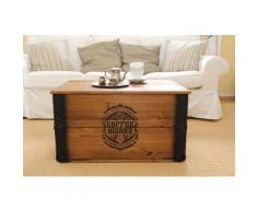 Uncle Joe´s Truhentisch Coffee Works braun Holz-Beistelltische Holztische Tische Tisch