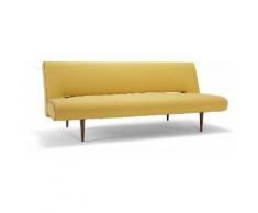 INNOVATION LIVING ™ Schlafsofa Unfurl, im Scandinavian Design, mit verstellbarer Rückenlehne gelb Schlafsofas Sofas Couches Wohnzimmer