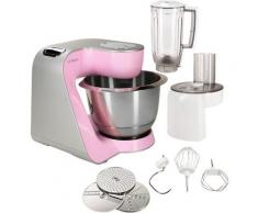 BOSCH Küchenmaschine "CreationLine MUM58K20" Küchenmaschinen ohne Kochfunktion inkl. 1,25 L Mixer, Durchlaufschnitzler, 3 Scheiben und Patisserie-Set rosa