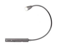 HEITRONIC LED Leselampe Berta, LED-Modul, 1 St., Warmweiß, Flexibler Schwenkarm silberfarben Leselampen Lampen Leuchten