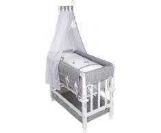 Roba Stubenbett Babysitter 3-in-1 Miffy 7-tlg, weiß, weiß-grau
