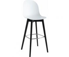 connubia by calligaris 4-Fußstuhl Academy W CB/1673 P15L weiß Barhocker Barmöbel Küchenmöbel Stühle