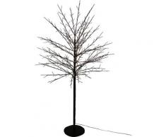 AM Design LED Baum, Warmweiß, mit 580 warmweißen LEDs schwarz Baum