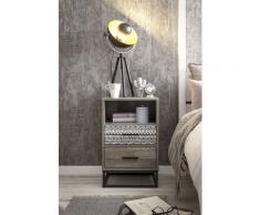 SIT Nachtkommode Skandi beige Nachtkonsolen und Nachtkommoden Nachttische Tische Sideboards
