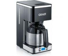 Graef Filterkaffeemaschine FK 512 mit Timer und Thermokanne, Korbfilter 1x4 schwarz Kaffee Espresso Haushaltsgeräte Kaffeemaschine