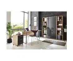 BMG Büro-Set Tabor Mini Kombi 3 grau Büromöbel