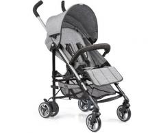 Gesslein Kinder-Buggy S5 2+4, Grau Meliert, mit schwenkbaren Vorderrädern; Kinderwagen, Buggy, Sportwagen, Sportbuggy, Kinderbuggy, Sport-Kinderwagen grau Kinder Liegebuggys Buggys Kinderwagen Buggies