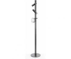 EVOTEC Gartenleuchte PAUL, LED-Board, Warmweiß, Outdoorleuchte ideal zum Grillen, 2 LED Taschenlampen, USB-Ladekabel, Multiring mit Flaschenhalter und 3 Haken schwarz Außenleuchten SOFORT LIEFERBARE Lampen Leuchten