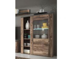 Helvetia Vitrine Larona, Höhe 145 cm braun Vitrinen