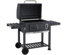 Tepro Holzkohlegrill Grillwagen Toronto XXL, BxTxH: 152x73x137 cm schwarz Grill SOFORT LIEFERBARE Haushaltsgeräte