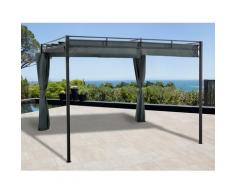 KONIFERA Pavillon Milos, (Set), BxT: 300x300 cm grau Faltpavillons Pavillons Garten Balkon