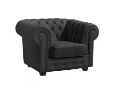 Max Winzer Chesterfield-Sessel Windsor schwarz Sessel Hocker SOFORT LIEFERBARE Möbel