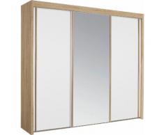 rauch Schwebetürenschrank Imperial, weiß, eichefarben San Remo/weiß