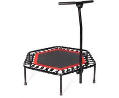 SportPlus Fitnesstrampolin SP-T-110, Ø 110 cm rot Fitness Ausrüstung Sportarten