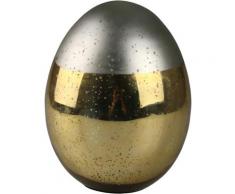 AM Design Osterei, (1 St.), aus Glas, in matter und glänzender Optik silberfarben Osterei Osterdeko Ostern