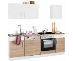 HELD MÖBEL Küchenzeile Gera, ohne E-Geräte, Breite 210 cm weiß Küchenzeilen Geräte -blöcke Küchenmöbel Arbeitsmöbel-Sets