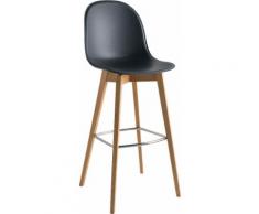 connubia by calligaris 4-Fußstuhl Academy W CB/1673-LHS / -V P19W grau Barhocker Barmöbel Küchenmöbel Stühle