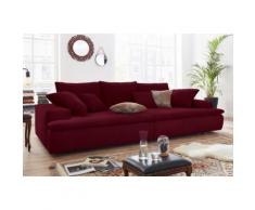 Nova Via Big-Sofa Haiti 2, wahlweise mit Kaltschaum (140kg Belastung/Sitz) und RGB-LED-Beleuchtung rot XXL Sofas Couches Wohnzimmer